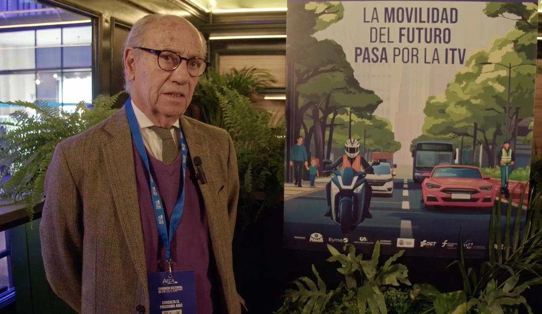 Entrevista a Teófilo de Luis, expresidente de la Alianza por la Seguridad Vial, en AECA-ITV